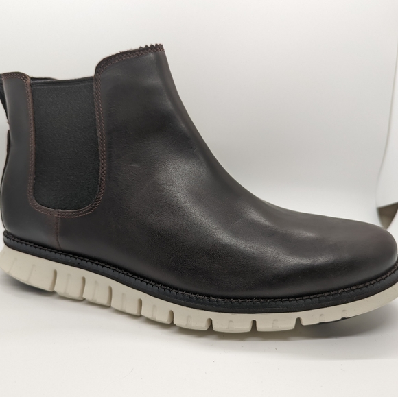 Cole Haan ZERØGRAND Chelsea Brown Boot Men's Size 9.5 W C30716 - Picture 1 of 11